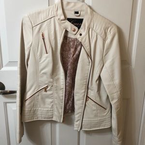 Off White Leather Jacket